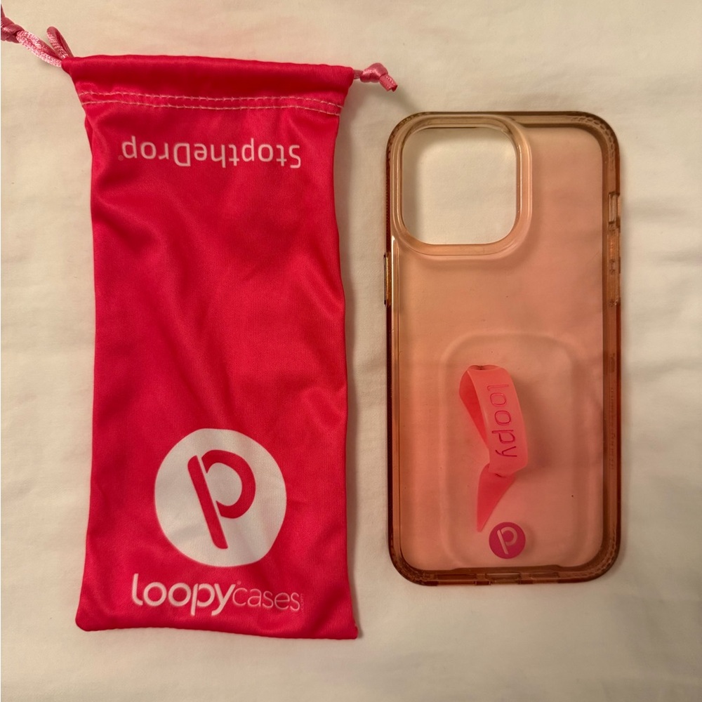 Neon Pink Loopy Case iPhone 14 Pro Max